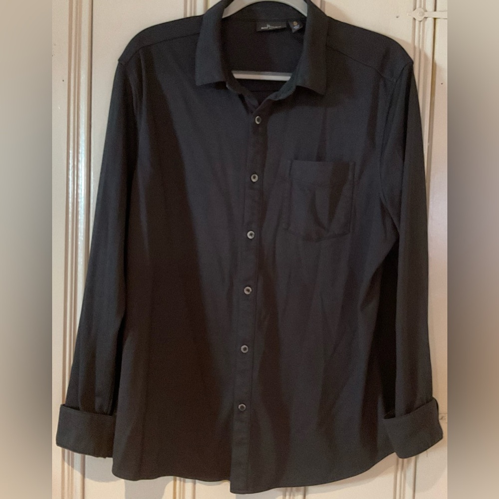 Marc Anthony Charcoal Button-Down Shirt